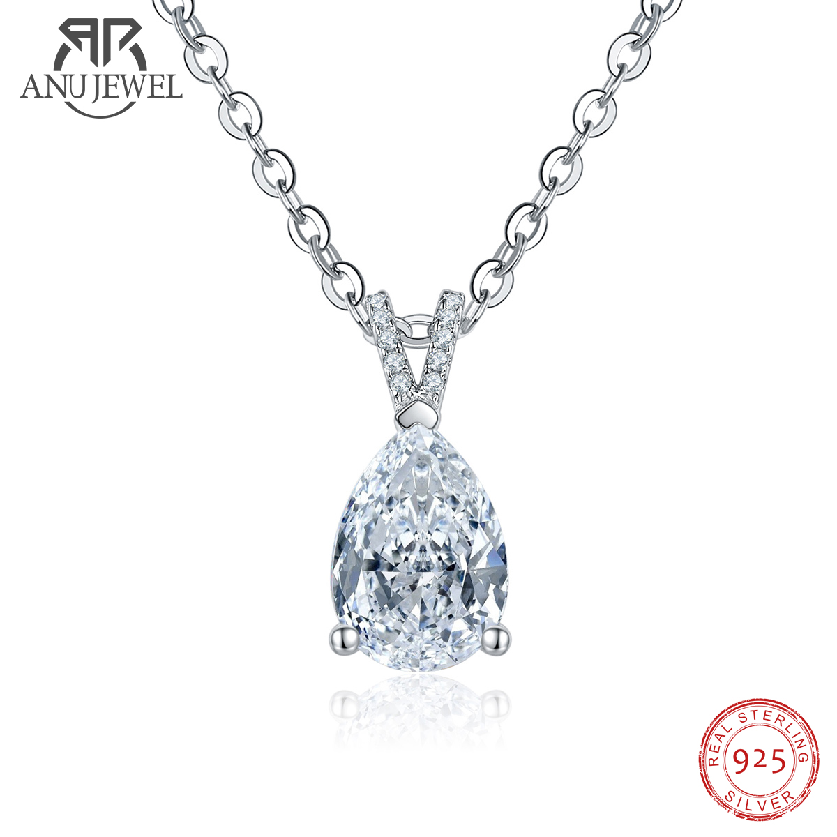 AnuJewel 2.5ct D renk armut ke - Ansi Chain incelemesi ve fiyatı